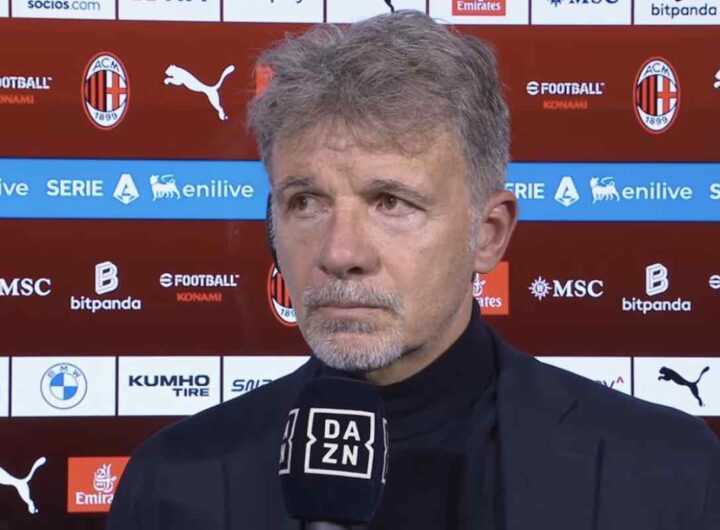 Baroni intervistato dopo Milan-Lazio