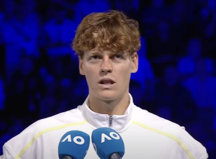 Sinner parla dopo gli Australian Open